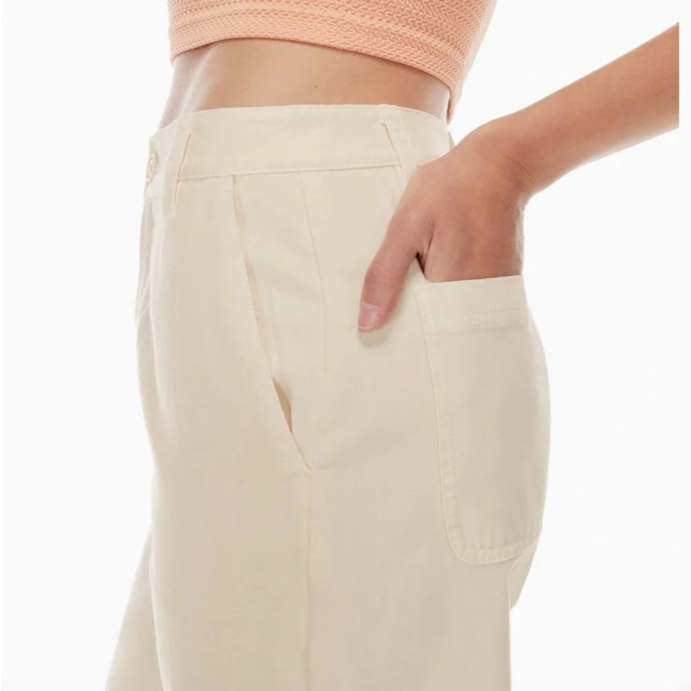 Aritzia Sunday Best Jaden Pant White Size 00 - Picture 2 of 9